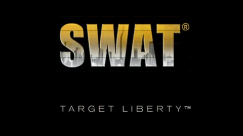 SWAT: Target Liberty title screen for PSP